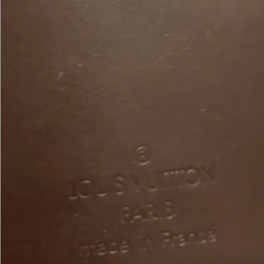LOUIS VUITTON Moka Epi Leather Elastic Compact Wallet MI0071 beautiful
